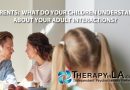 PARENTS: WHAT DO YOUR CHILDREN UNDERSTAND ABOUT YOUR ADULT INTERACTIONS